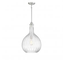 Savoy House Canada 7-2255-1-SN - Brandon 1-Light Pendant in Satin Nickel