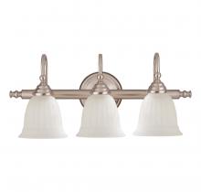 Savoy House Canada 8-1062-3-SN - Brunswick 3-Light Bathroom Vanity Light in Satin Nickel