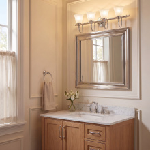 Savoy House Canada 8-1062-4-CH - Brunswick 4-Light Bathroom Vanity Light in Chrome