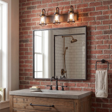 Savoy House Canada 8-1780-3-79 - Lansing 3-Light Bathroom Vanity Light in English Bronze and Warm Brass