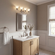Savoy House Canada 8-6837-4-69 - Yates 4-Light Bathroom Vanity Light in Pewter