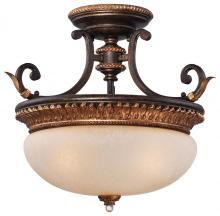 Minka Metropolitan N6642-258B - Bella Cristallo - 3 Light Semi Flush