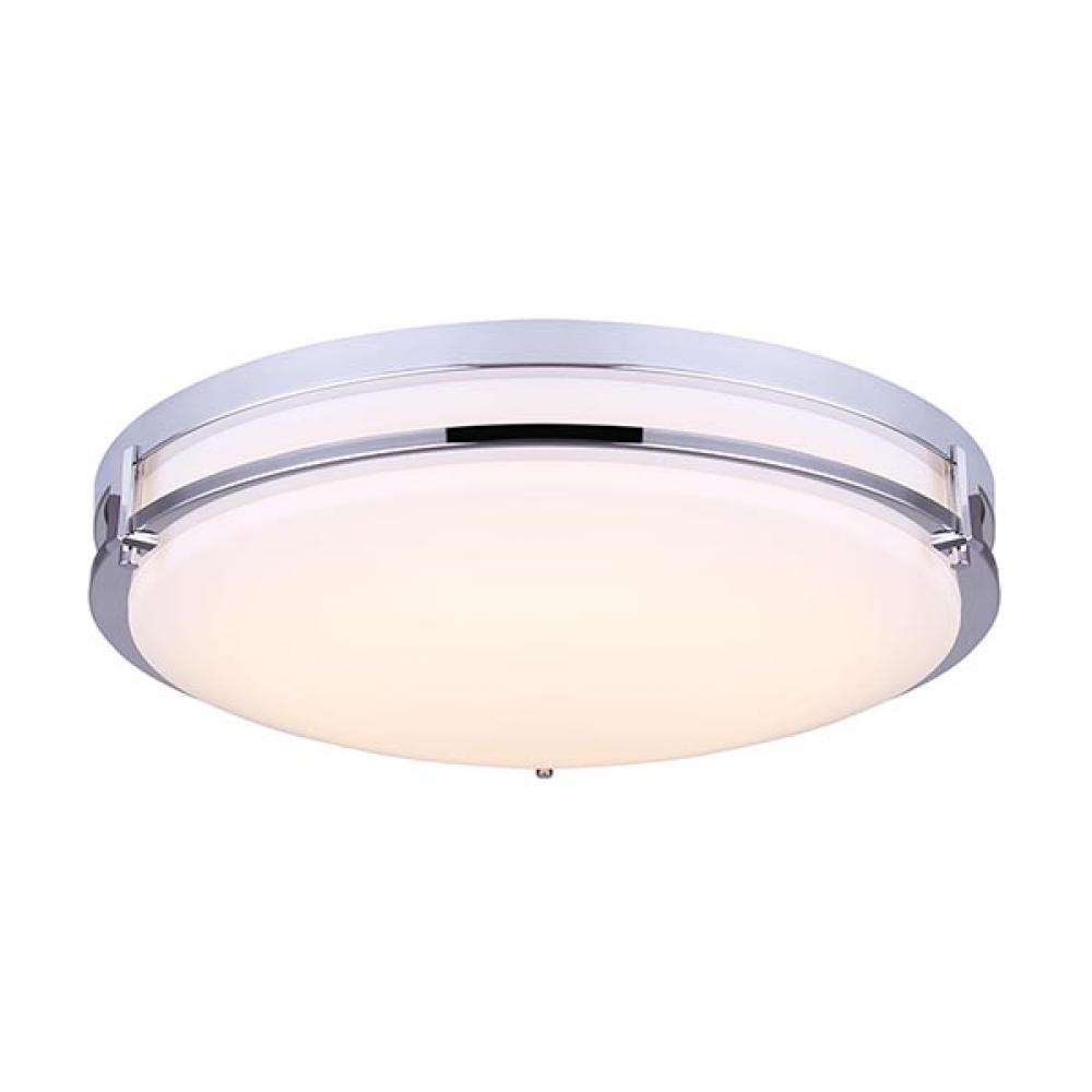 Gilda, 19" LED Flush Mount, Acrylic, 32.5W LED (Integrated), Dimmable, 2150 Lumens