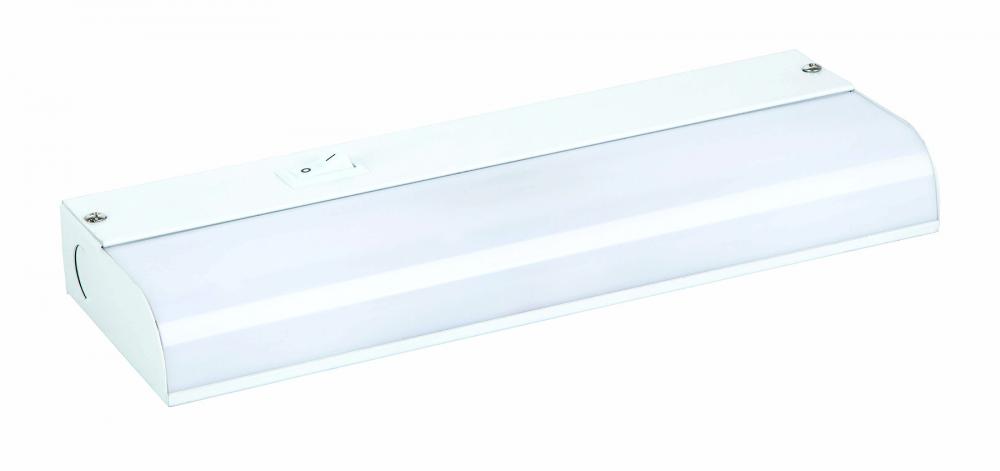 Fluorescent, FB5131-C, 12 1/4 IN Under Cabinet Strip Bar, Direct Wire