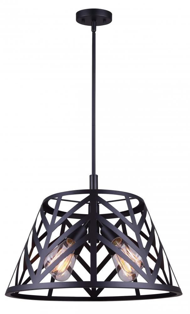 Maud 4 Light Matte Black Modern Chandelier for Dining Rooms and Living Rooms