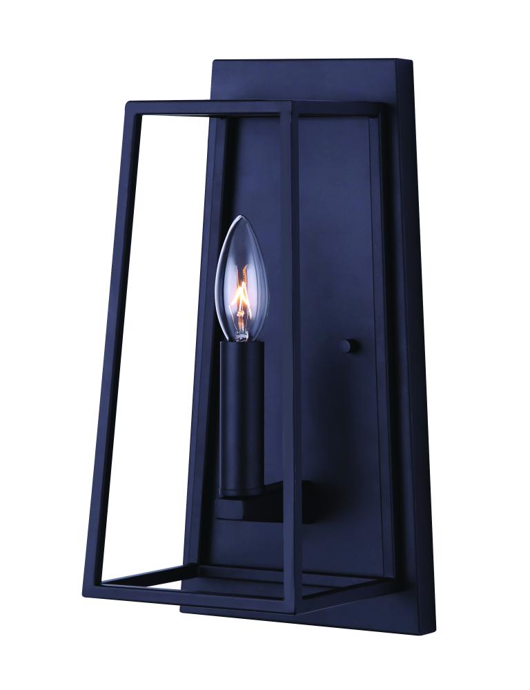 Wexford 1 Light Sconce, Black Finish