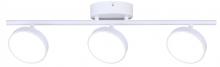 Canarm LT257A03WH - NEELIA 3 Light 25 in. Ceiling/Wall White Track Light Kit with Integrated LED