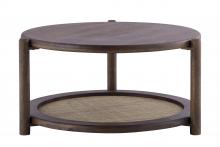 Canarm SC-107 - Garam Walnut and Cane Side Table