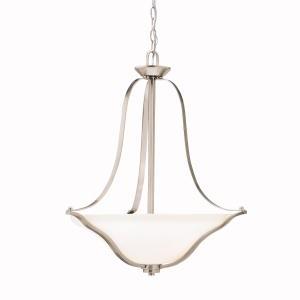 Langford™ 3 Light Inverted Pendant Brushed Nickel