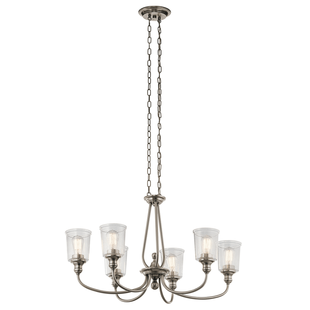 Oval Chandelier 6Lt