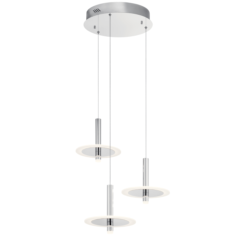 Korfu™ 3 Light Round Pendant Cluster