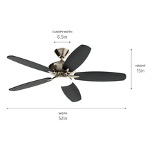 Kichler 330163NI - 52 Inch Renew Designer Fan