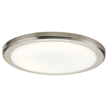 Kichler 44248NILED40 - Zeo 4000K LED 13" Round Flush Mount Brushed Nickel