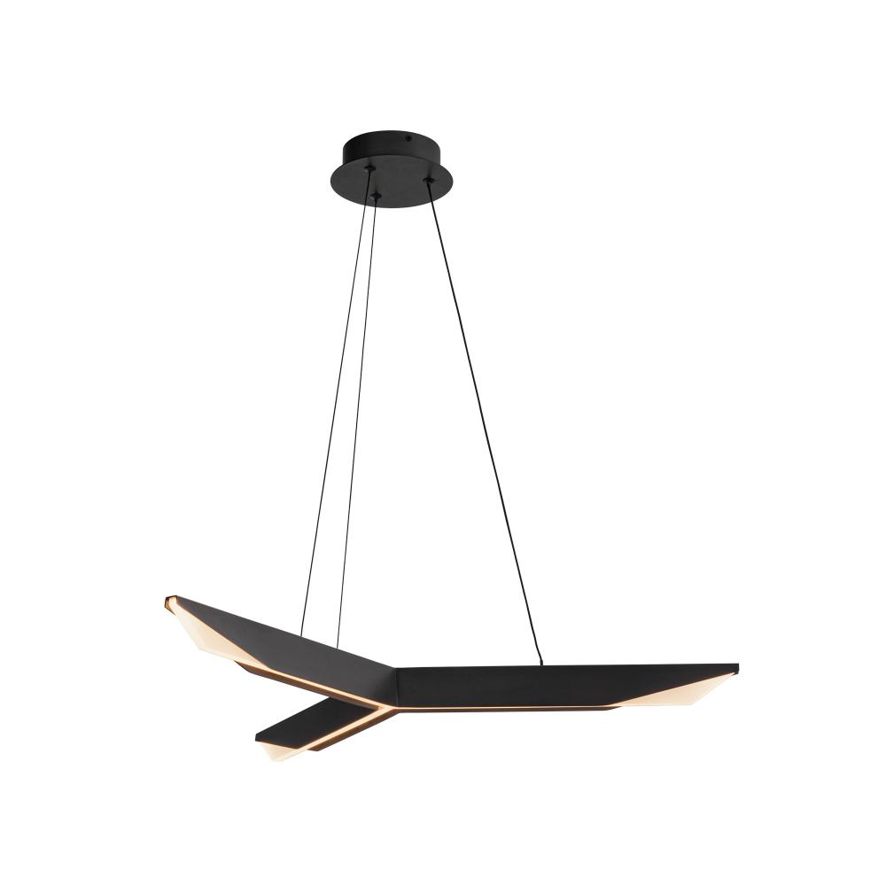 Tachi 31-in Urban Bronze LED Pendant