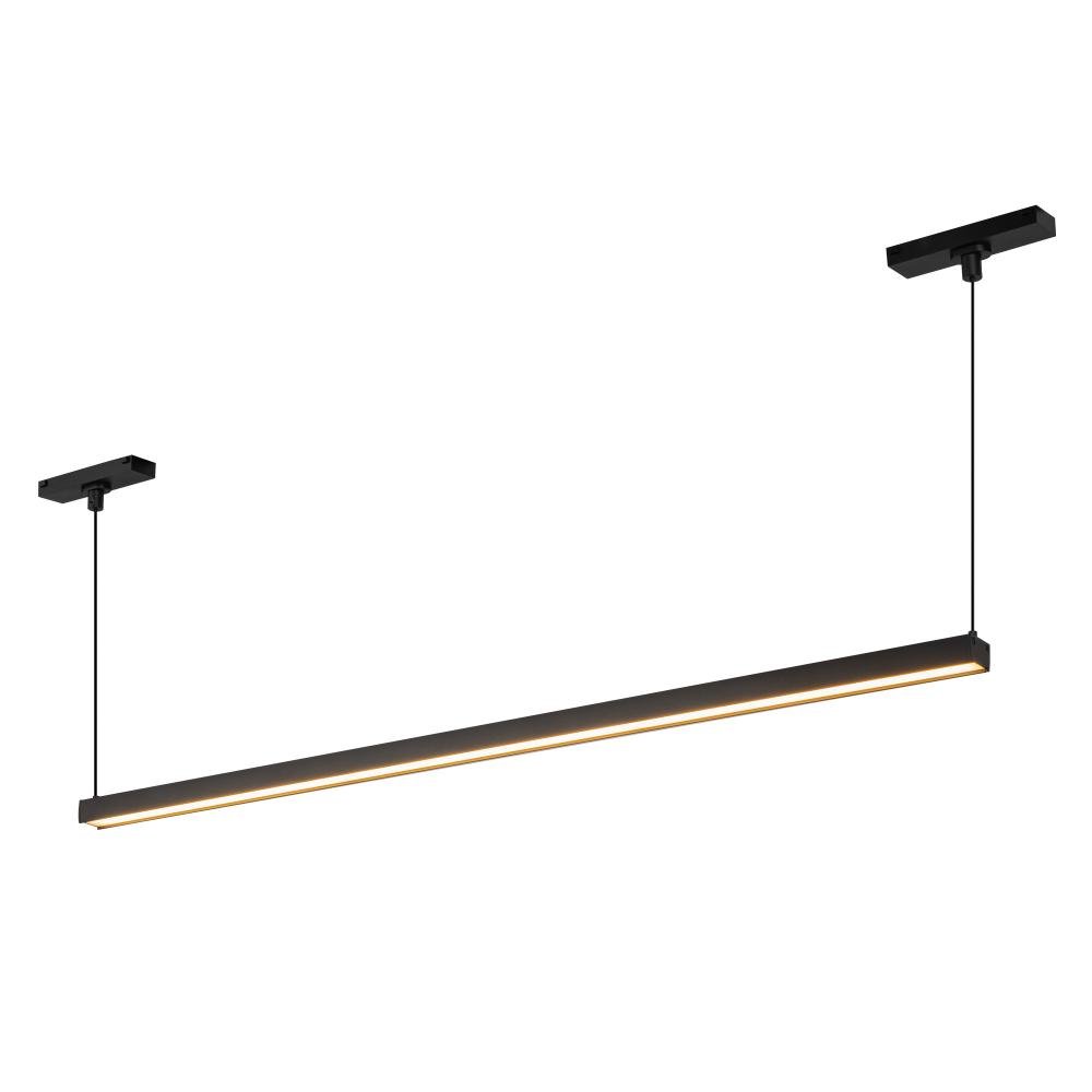 Mira 33-in Black 4000K Trilo Track Linear Pendant