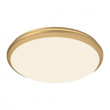 Kuzco Lighting Inc FM1515-BG-5CCT - Malta 15-in Brushed Gold LED Flush Mount