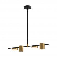 Kuzco Lighting Inc LP96840-BK/BG - Jayden 40-in Black/Brushed Gold LED Linear Pendant