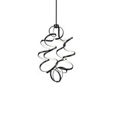 Kuzco Lighting Inc CH93934-BK - Synergy 34-in Black LED Chandeliers