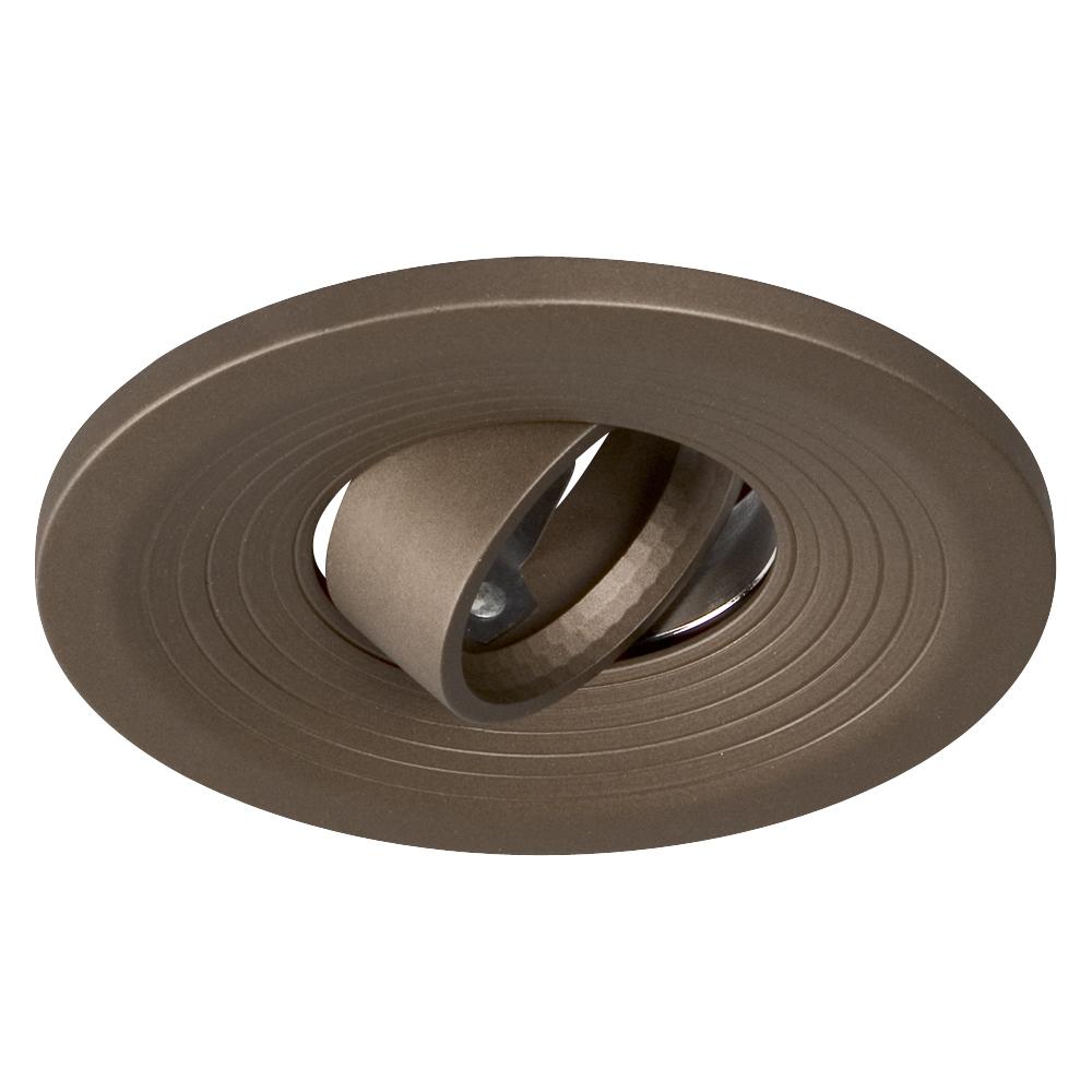 4" Low / Line Voltage Regressed Gimbal Ring - Bronze