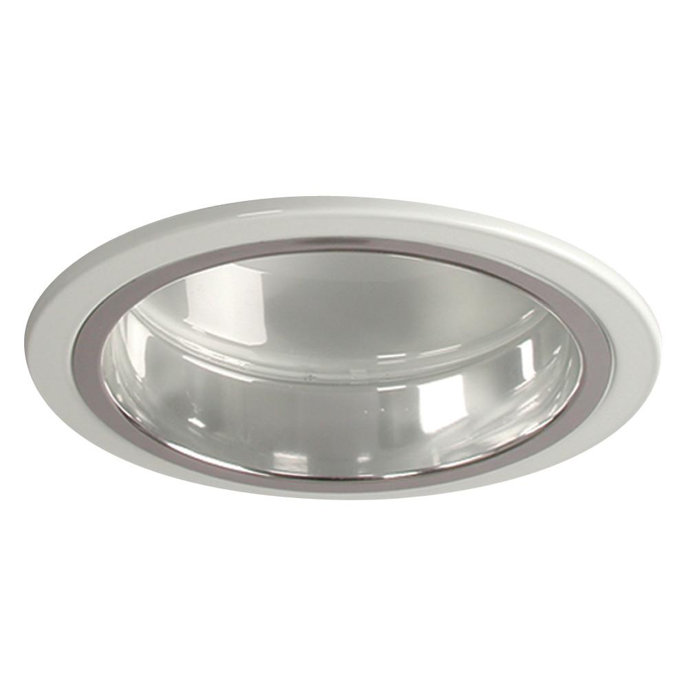 6" Horizontal Clear Reflector w/ Regressed Frosted Lens