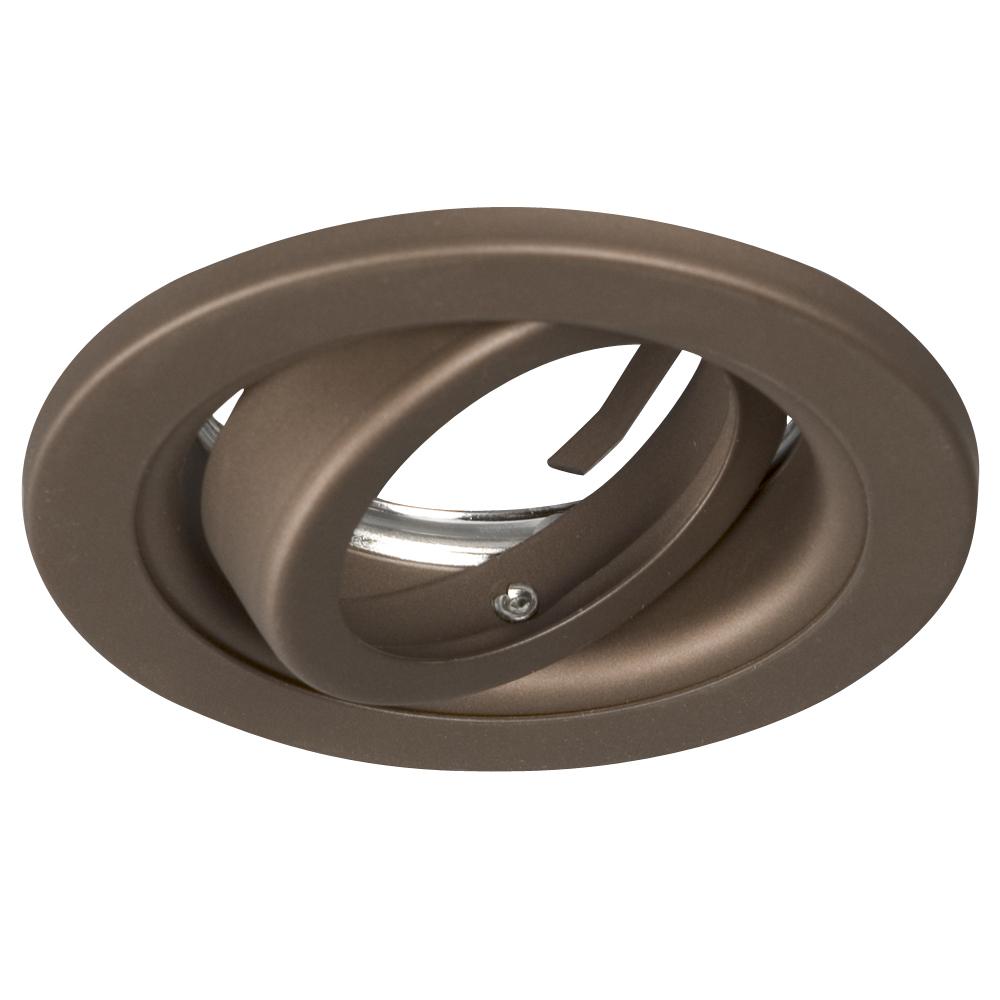 3" Low / Line Voltage Gimbal Ring - Bronze
