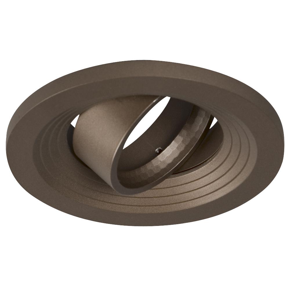 3" Low / Line Voltage Regressed Gimbal Ring - Bronze