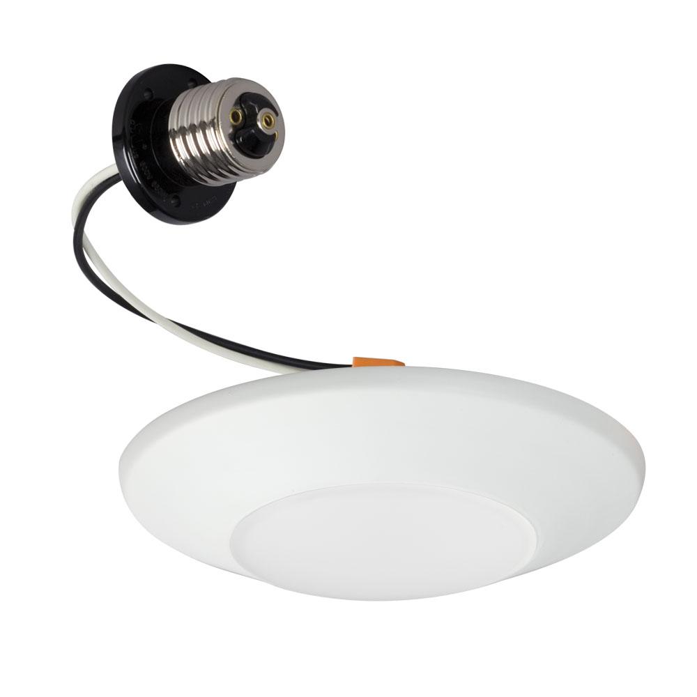 4" Dimmable AC LED Disc Light (Can be mounted on 4" Junction Box or most Recesed Housing)