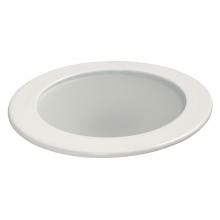 Galaxy Lighting 416WH - 4" Low / Line Voltage Shower Trim - White with Frosted Lens