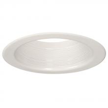 Galaxy Lighting 508WH - 6" Line Voltage Step Baffle - White