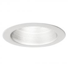 Galaxy Lighting 509WH - 6" Line Voltage Step Baffle - White