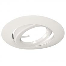 Galaxy Lighting 519WH - 6" Line Voltage Gimbal Ring - White