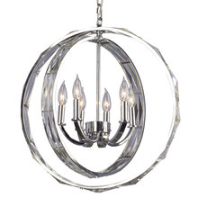 Galaxy Lighting 922383CH - 6L PENDANT CH