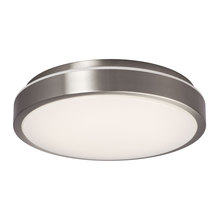 Galaxy Lighting L650901BN016A1 - LED Flush Mount Ceiling Light - in Brushed Nickel finish with White Acrylic Lens