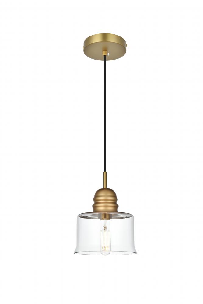 KENNA Hang D6.7"H7.5"L1 Satin Gold