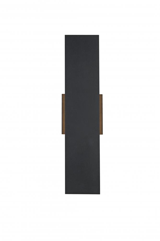 Wall Sconse W4.7"D2.4"H18" Black