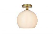 Elegant LD2211SG - BAXTER Flush D9.8"H11.2"L1 Satin Gold W