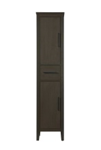 Elegant SC293A16MMB - 16 Inch Bath Storage Cabinet in Mocha Brown