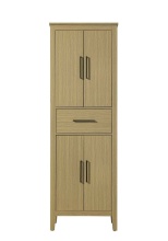 Elegant SC293A24MHB - 24 Inch Bath Storage Cabinet in Honey Brown