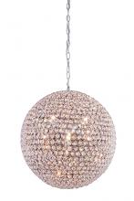 Elegant V2102D20C/RC - Cabaret 9 light Chrome Pendant Clear Royal Cut Crystal