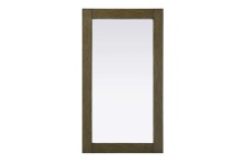 Elegant VM31832HO - Noah Rectangle Wood Mirror 18 x 32 in Hazel Oak