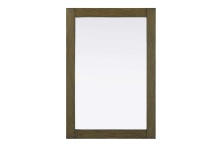 Elegant VM32232HO - Noah Rectangle Wood Mirror 22 x 32 in Hazel Oak