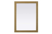 Elegant VM32736LO - Noah Rectangle Wood Mirror 27 x 36 in Linen Oak