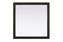 Elegant VM33636CO - Noah Square Wood Mirror 36 x 36 in Chocolate Oak