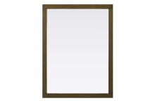 Elegant VM34836HO - Noah Rectangle Wood Mirror 48 x 36 in Hazel Oak