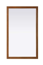 Elegant VM36036BW - Noah Rectangle Wood Mirror 60 x 36 in Brandy Walnut
