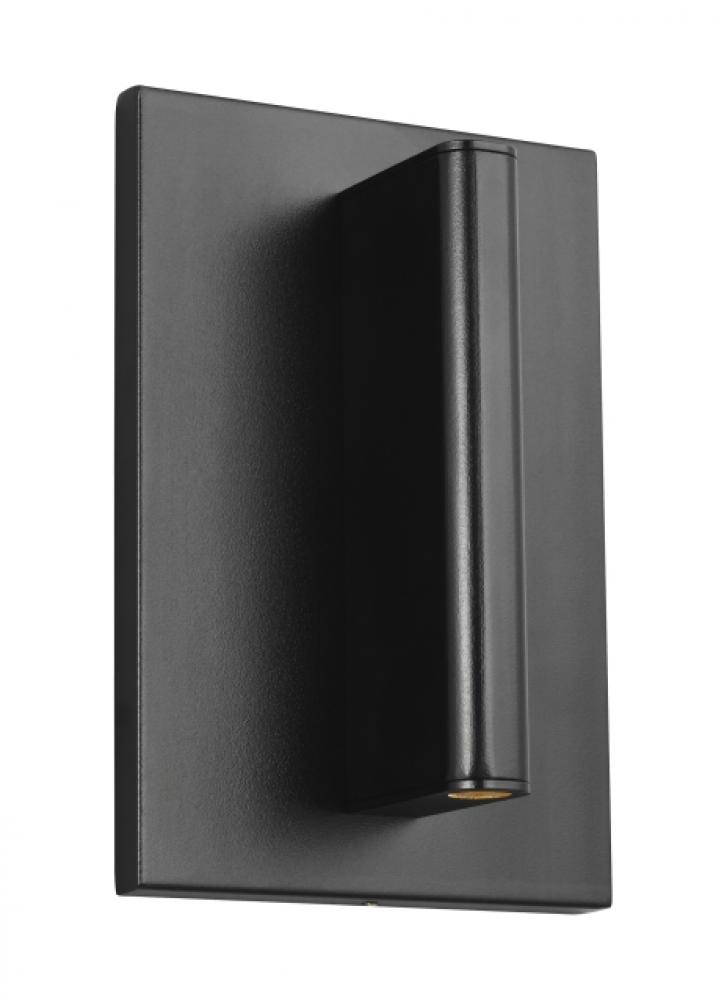 Modern Lloyds LED 7 Outdoor Wall Sconce Light in a Black Finish