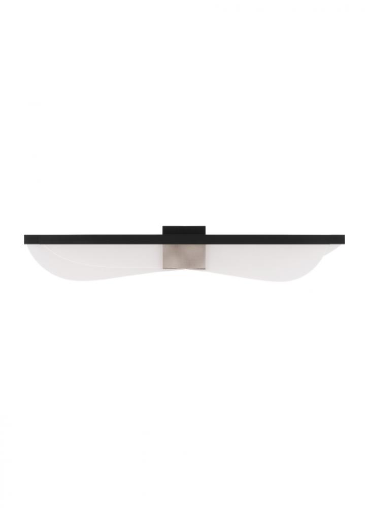 The Nyra 36-inch Damp Rated 1-Light Integrated Dimmable LED Bath Vanity in Mightshade Black