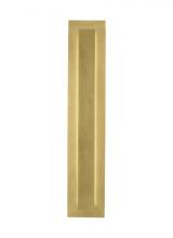 Visual Comfort & Co. Modern Collection 700OWASP93026DNBUNVSSP - Aspen Contemporary Dimmable LED 26 Outdoor Wall Sconce Light in a Natural Brass/Gold Colored Finish