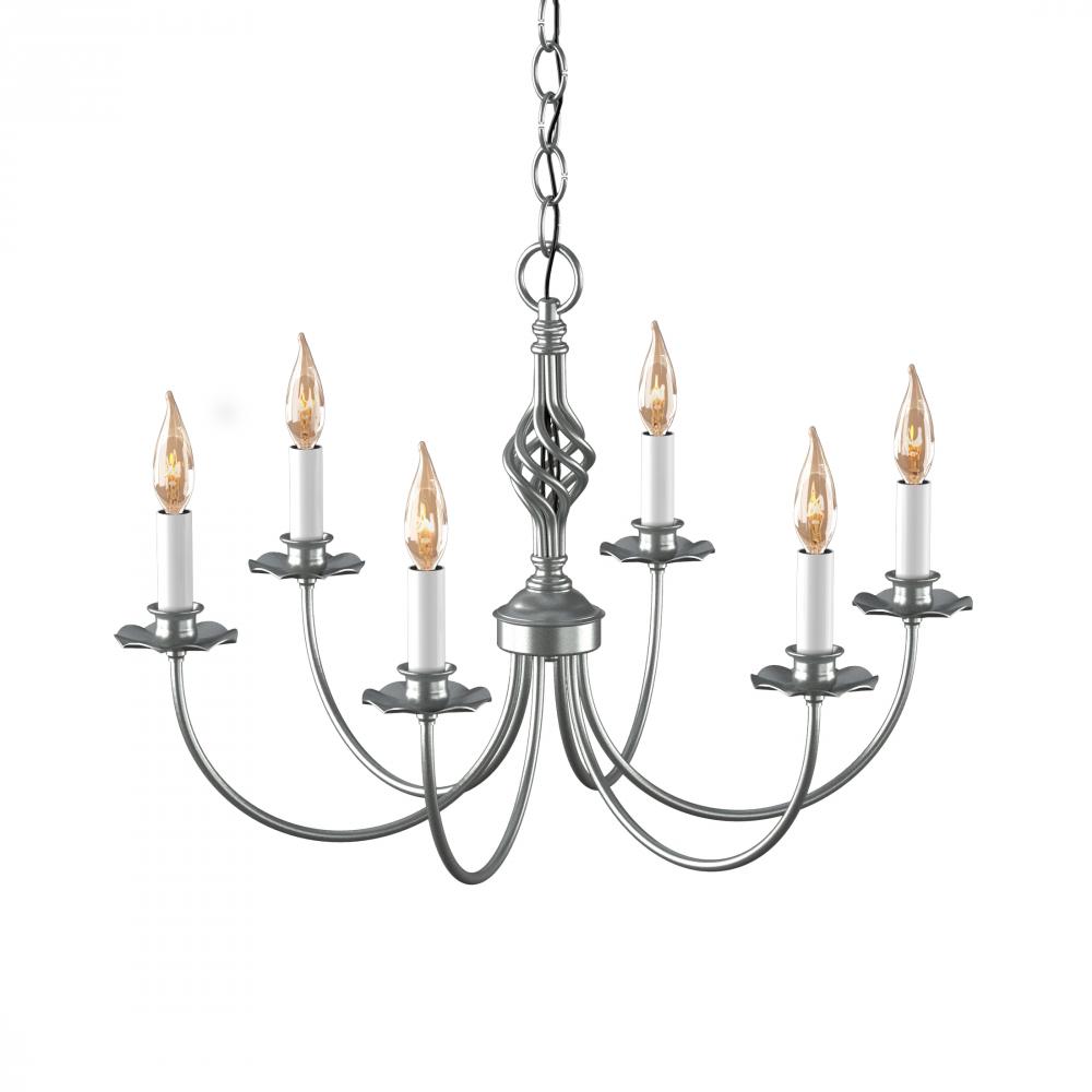 Twist Basket 6 Arm Chandelier