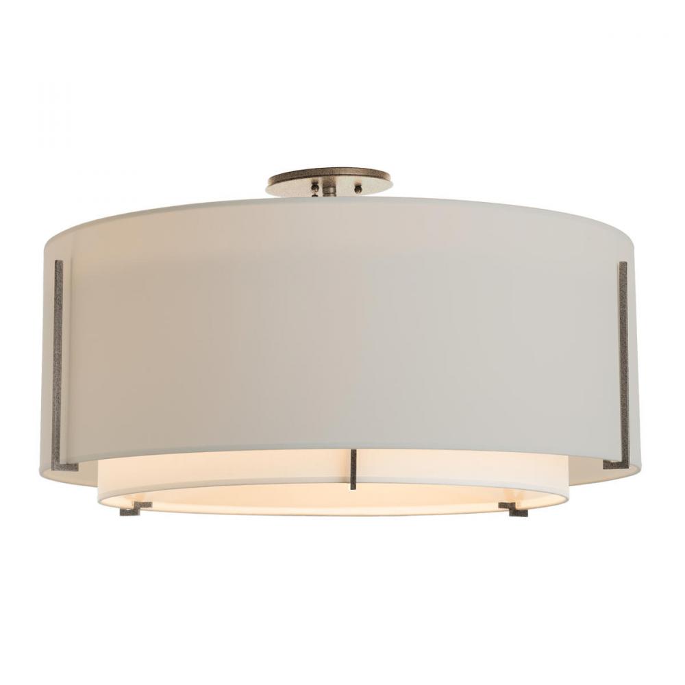 Exos Large Double Shade Semi-Flush